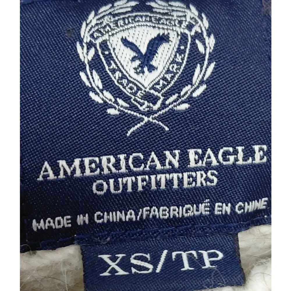 American Eagle Outfitters Wool Knit Sweater White Solid Long Sleeve Size XS - Picture 3 of 8